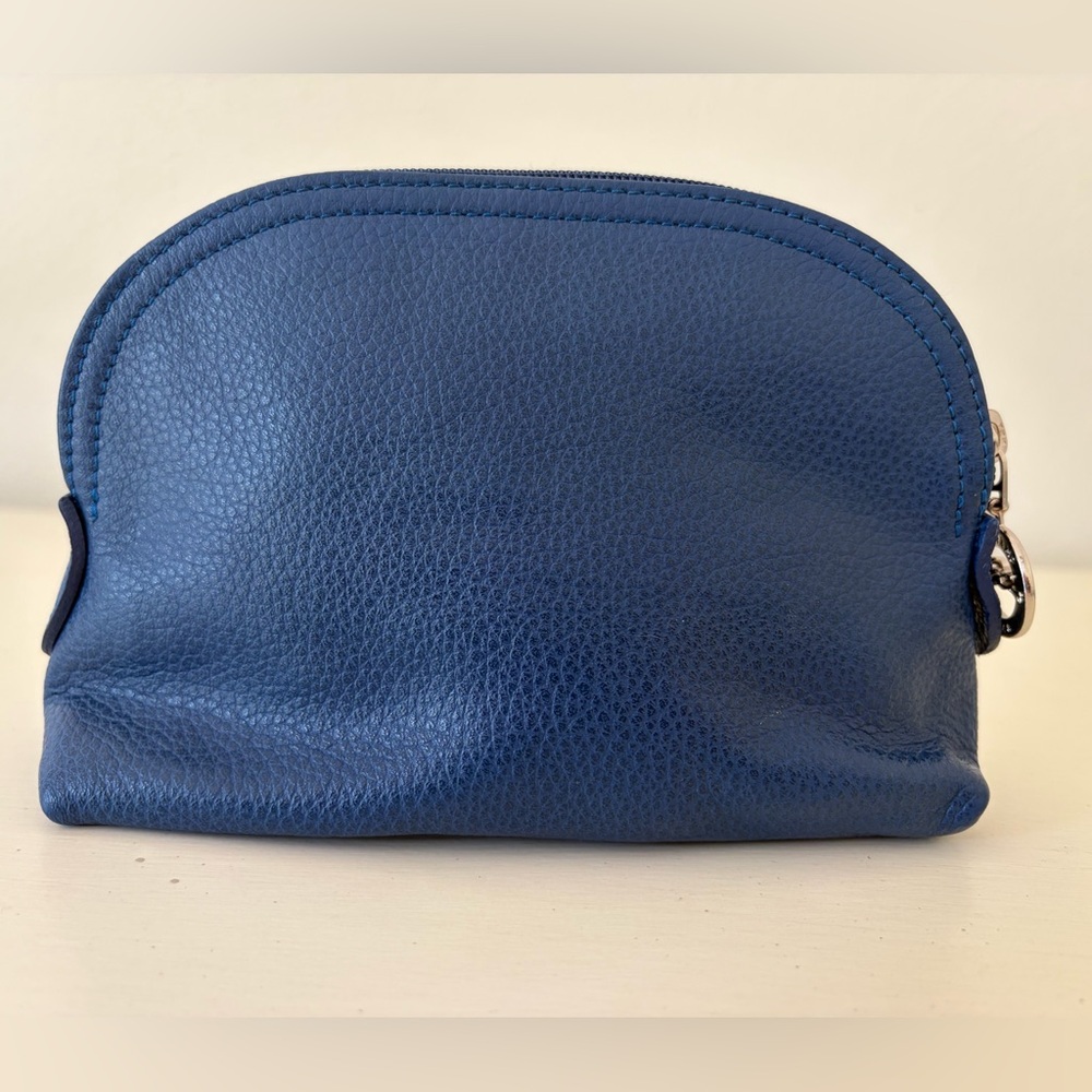 Leather Longchamp Makeup Bag